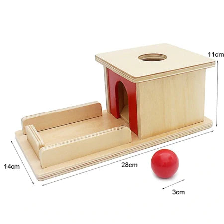 Object Permanence Box with Tray