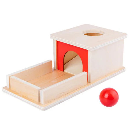 Object Permanence Box with Tray