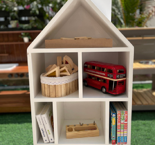 Little House  book shelves