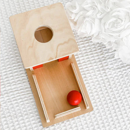 Object Permanence Box with Tray